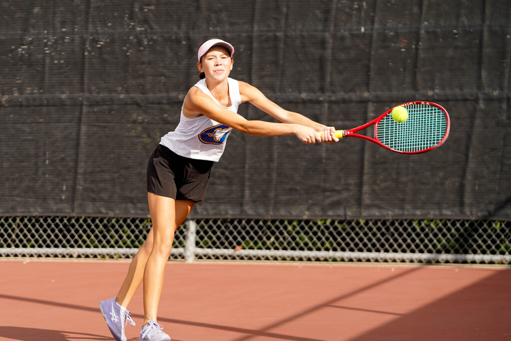 Corsicana High School varsity Tigers fall team tennis squad delivered a 10-4 victory over Midlothian Heritage