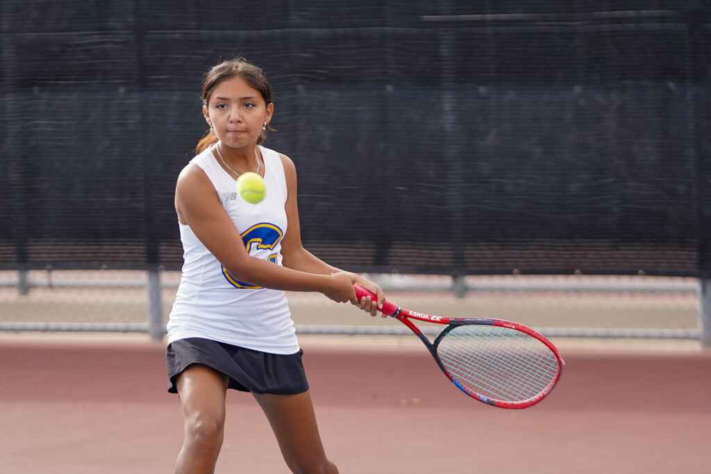 Corsicana High School varsity Tigers fall team tennis squad delivered a 10-4 victory over Midlothian Heritage