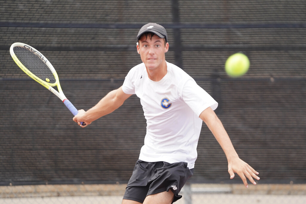 Corsicana High School varsity Tigers fall team tennis squad delivered a 10-4 victory over Midlothian Heritage