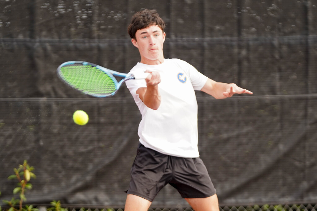 Corsicana High School varsity Tigers fall team tennis squad delivered a 10-4 victory over Midlothian Heritage
