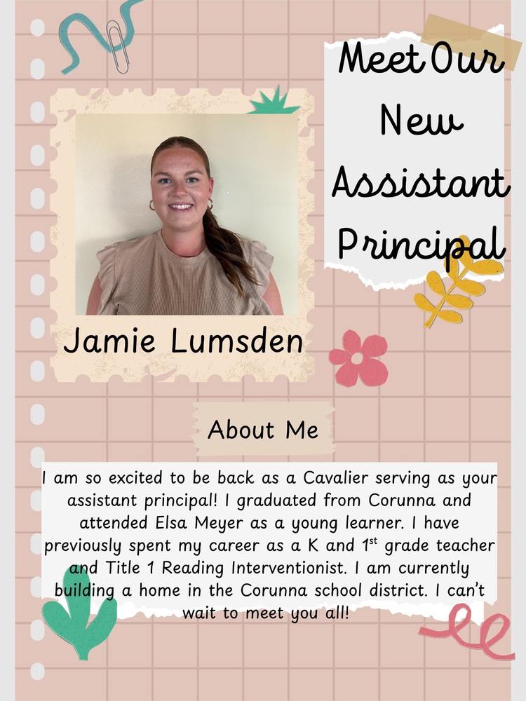 Our new Vice Principal!!