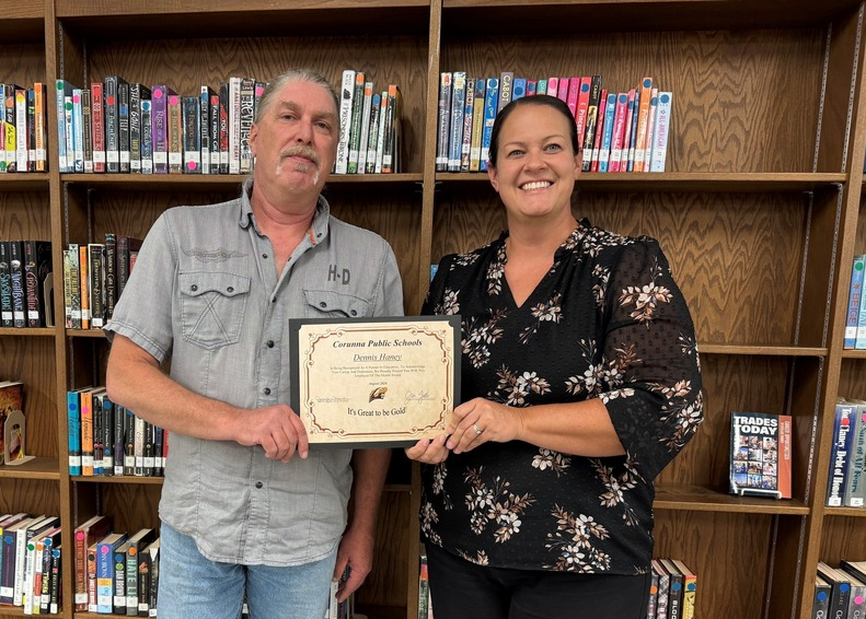 Dennis Haney August Employee of the Month