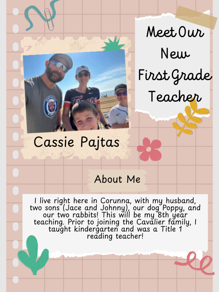 Welcome Mrs. Pajtas!