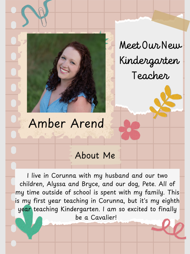 Welcome Mrs. Arend!