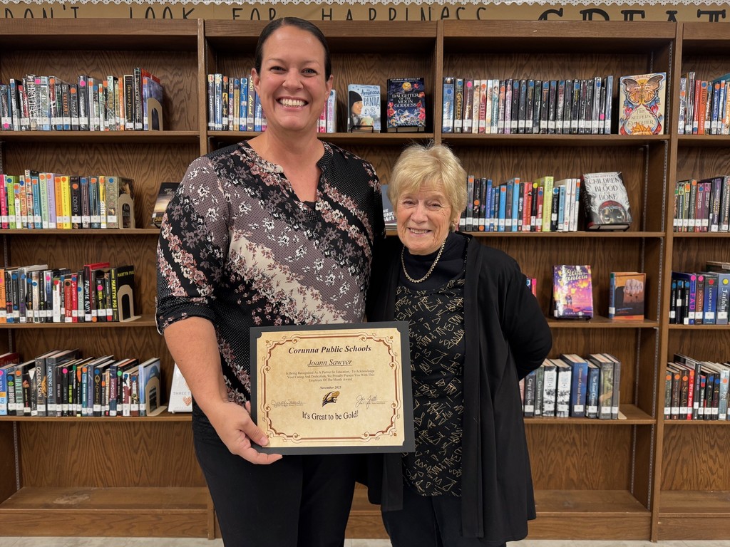 Joann Sawyer -Employee of the Month