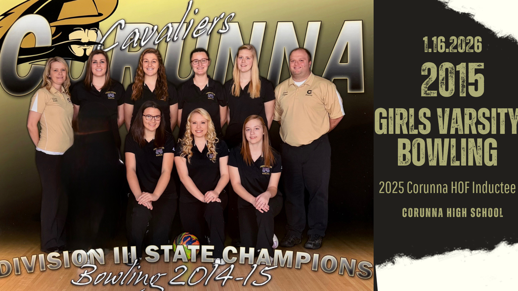 2015 Varsity Girls Bowling 2025 Corunna HOF Announcement
