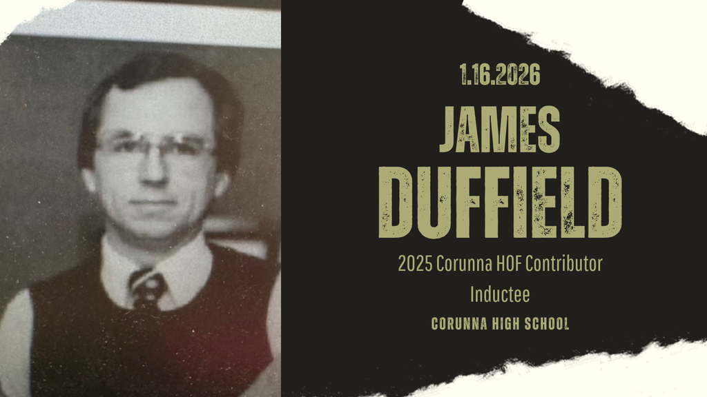 Jim Duffield 2025 Corunna HOF Announcement 