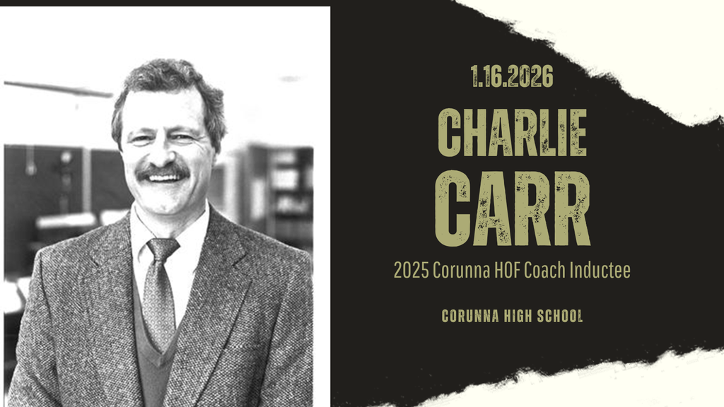 Charlie Carr 2025 Corunna HOF Announcement 