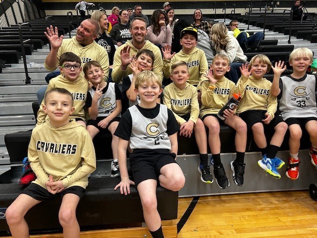 3rd grade basketball team at CHS