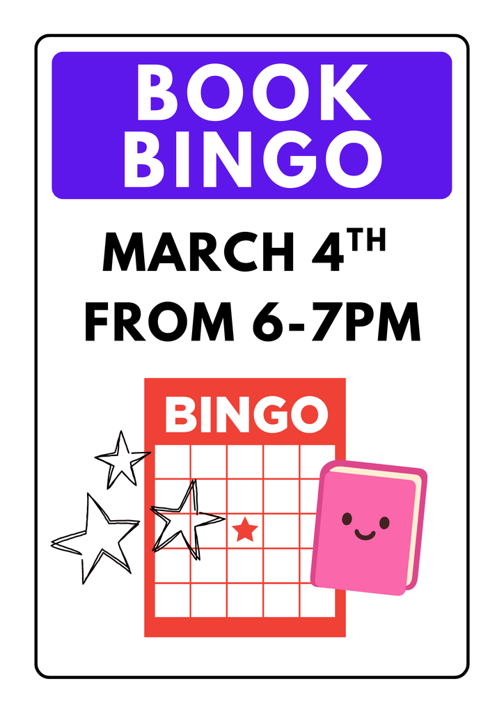 COME PLAY BINGO FOR BOOKS