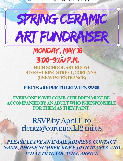 Ceramic Art Fundraiser