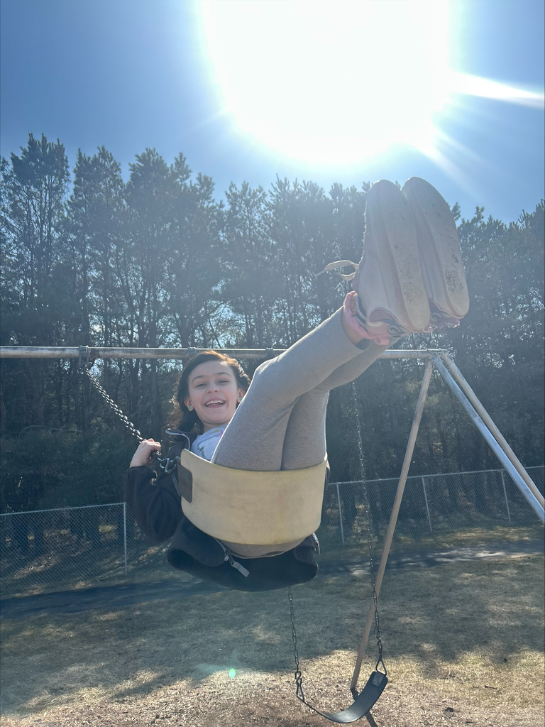 Student on a swing