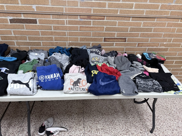 lots of sweatshirts