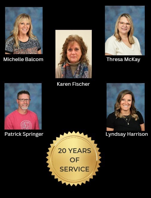 20 Years of Service Employees