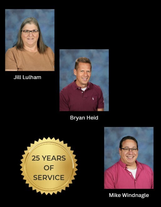 Employees with 25 Years of Service