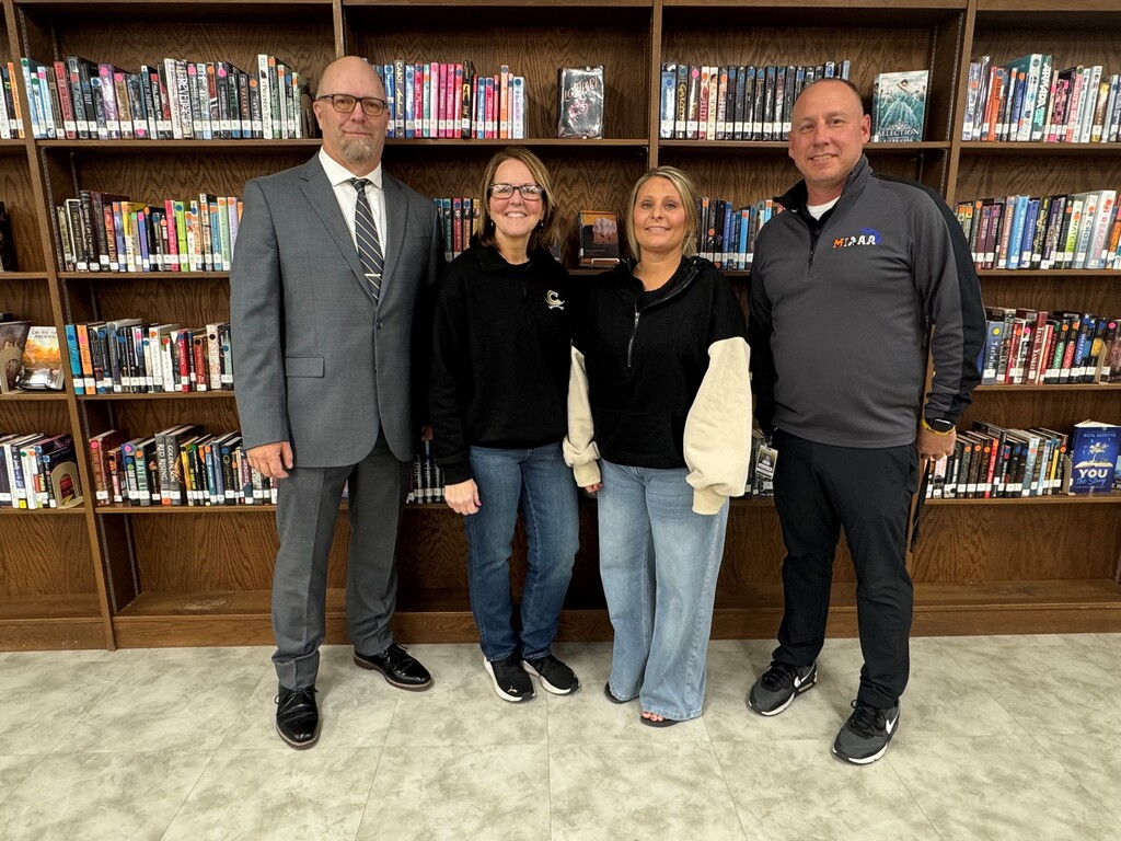Jeff Riley, Kristin Drake, Megan Nickel, and Chris Deines