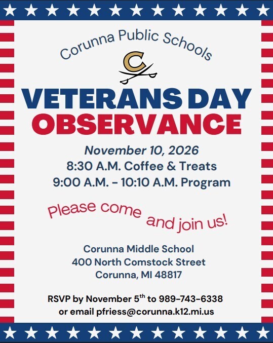 Veterans day invite