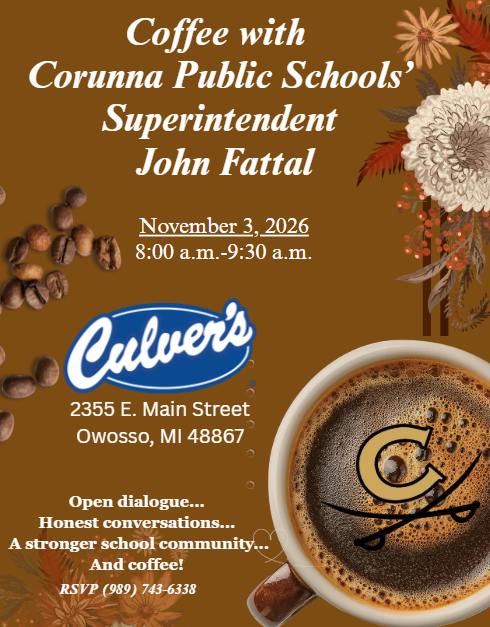 Coffee with the Superintendnet November 3