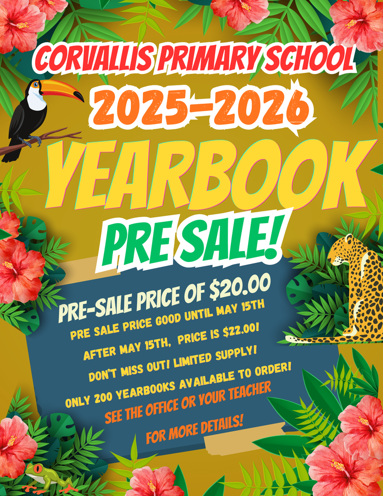 Yearbook Pre Sale!