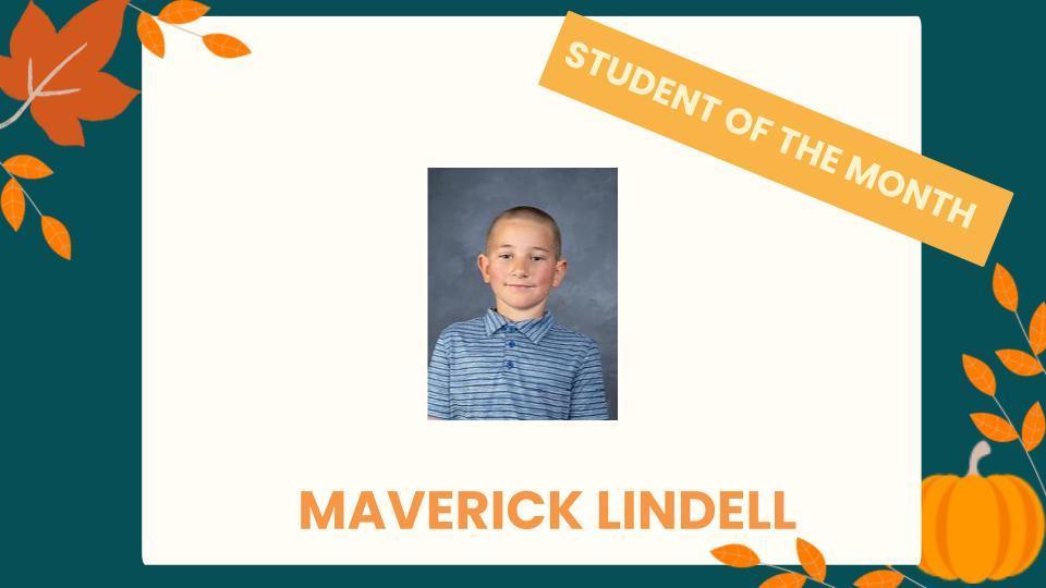 Student of the Month!
