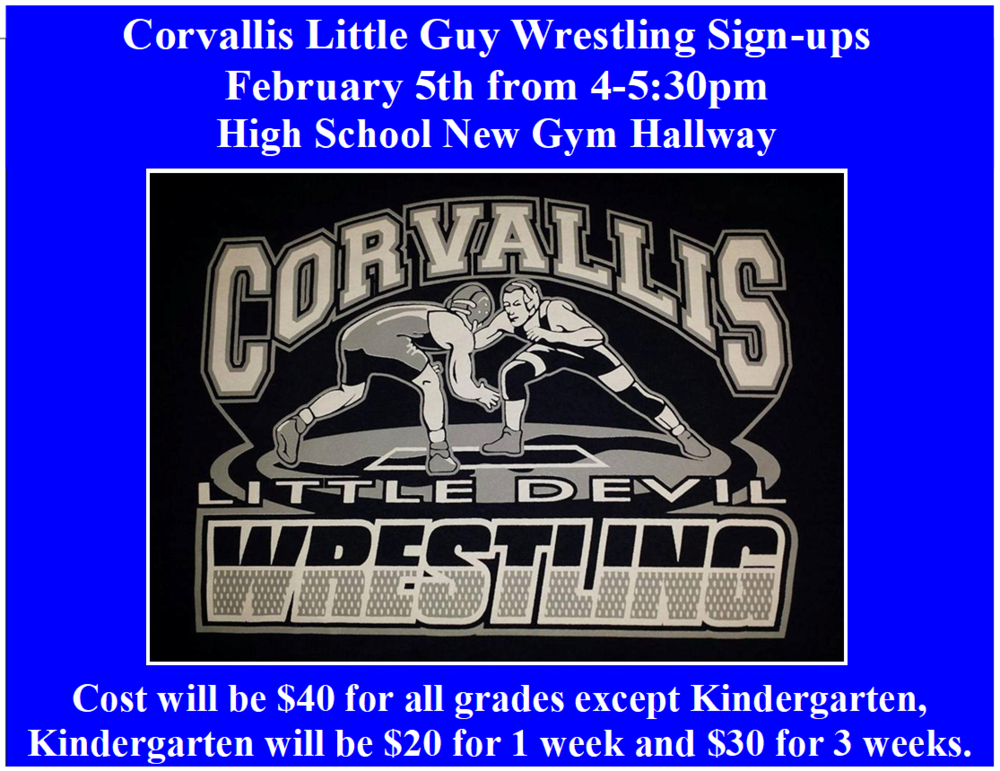Corvallis Little Guy Wrestling