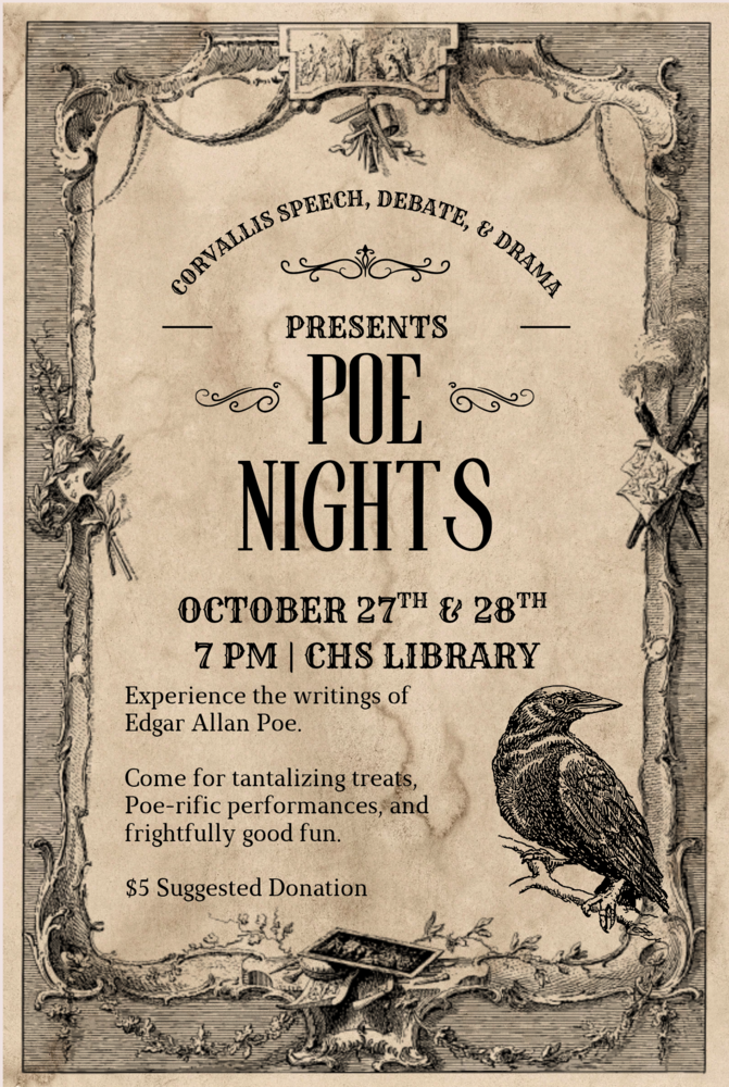 Poe night flyer