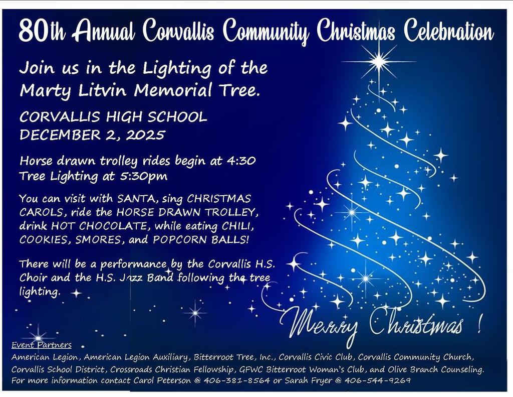 80th Annual Corvallis Community Christmas Celebration