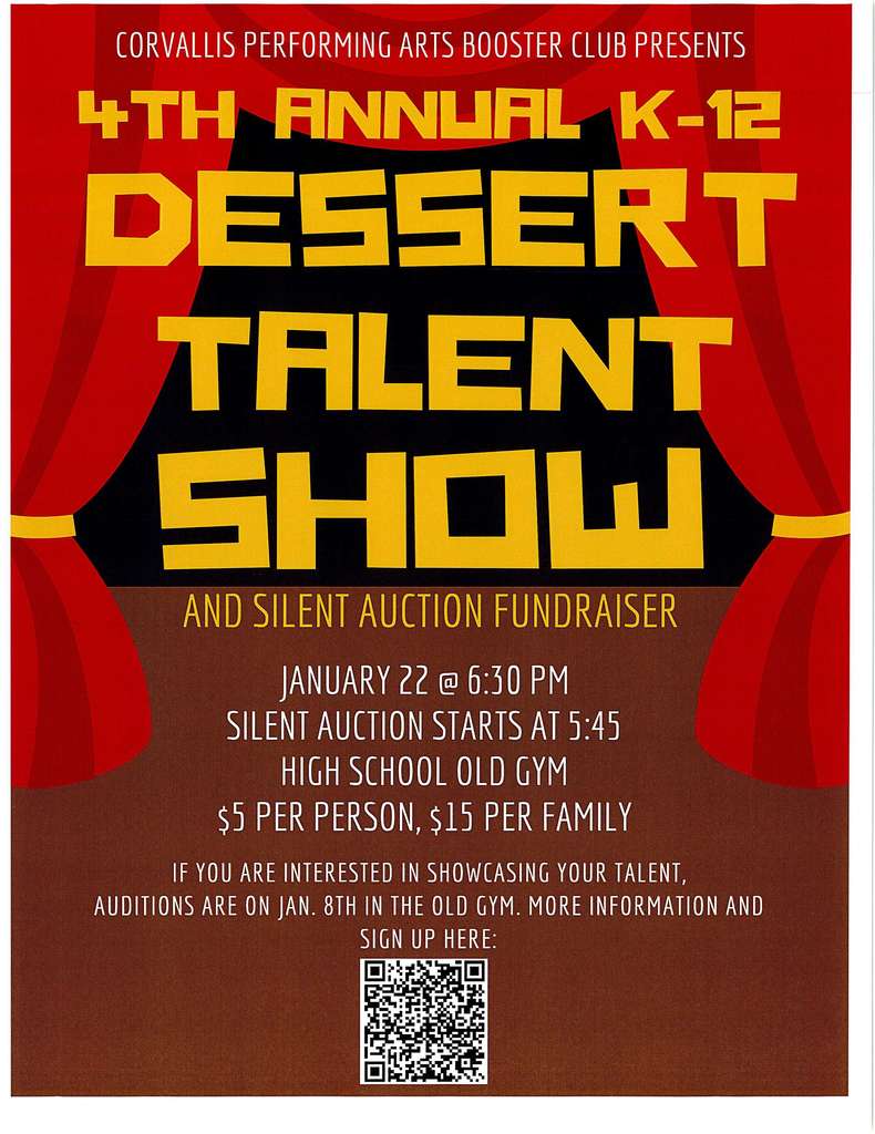 4th Annual K-12 Dessert Talent Show