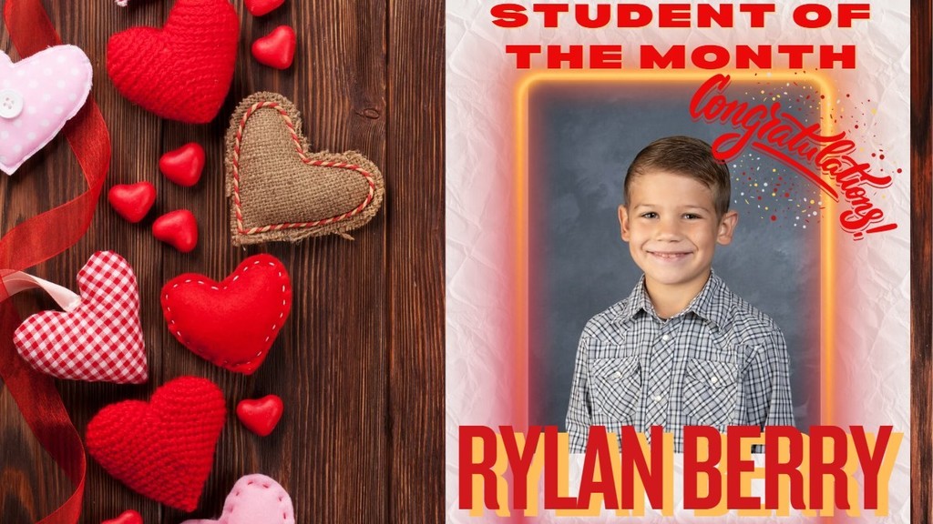 Student of the Month!