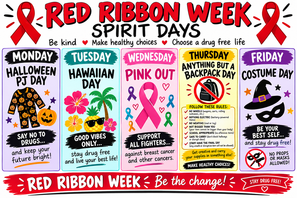 Red Ribbon Spirit Week