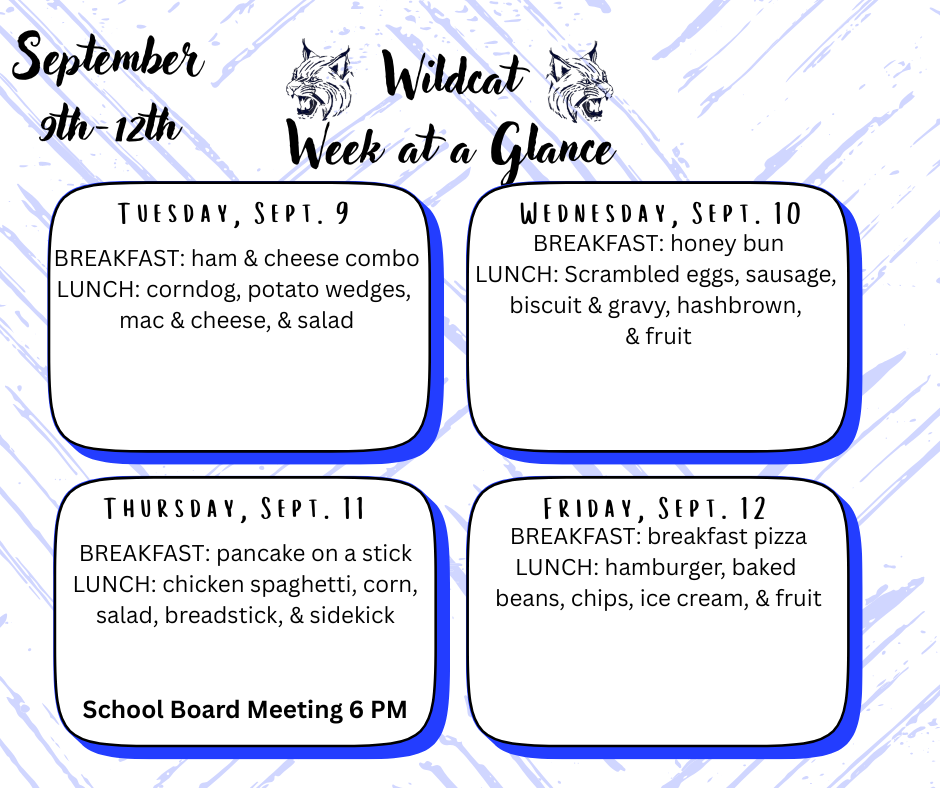 Wildcat Week at a Glance
