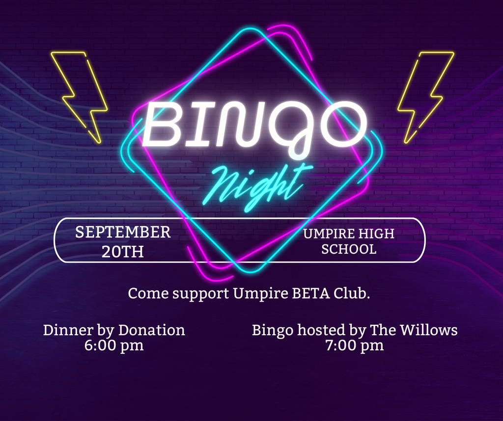 Beta Club Bingo