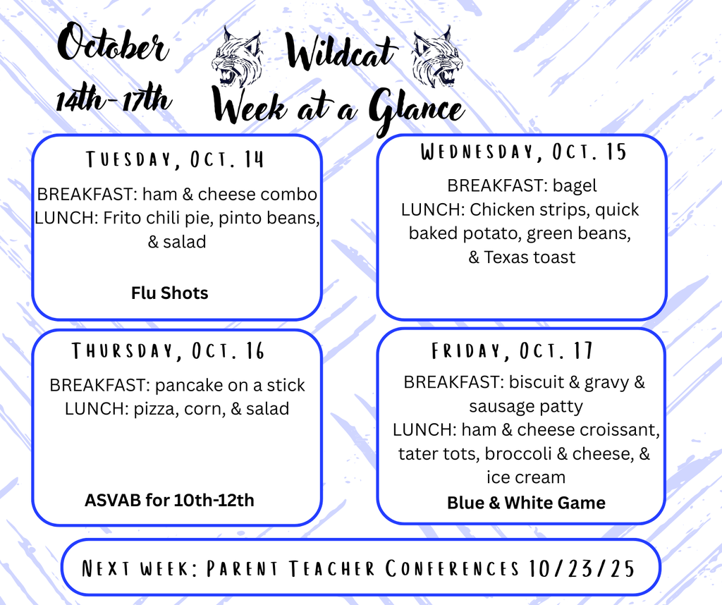 Wildcat Week at a Glance
