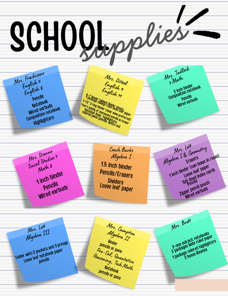 School Supplies