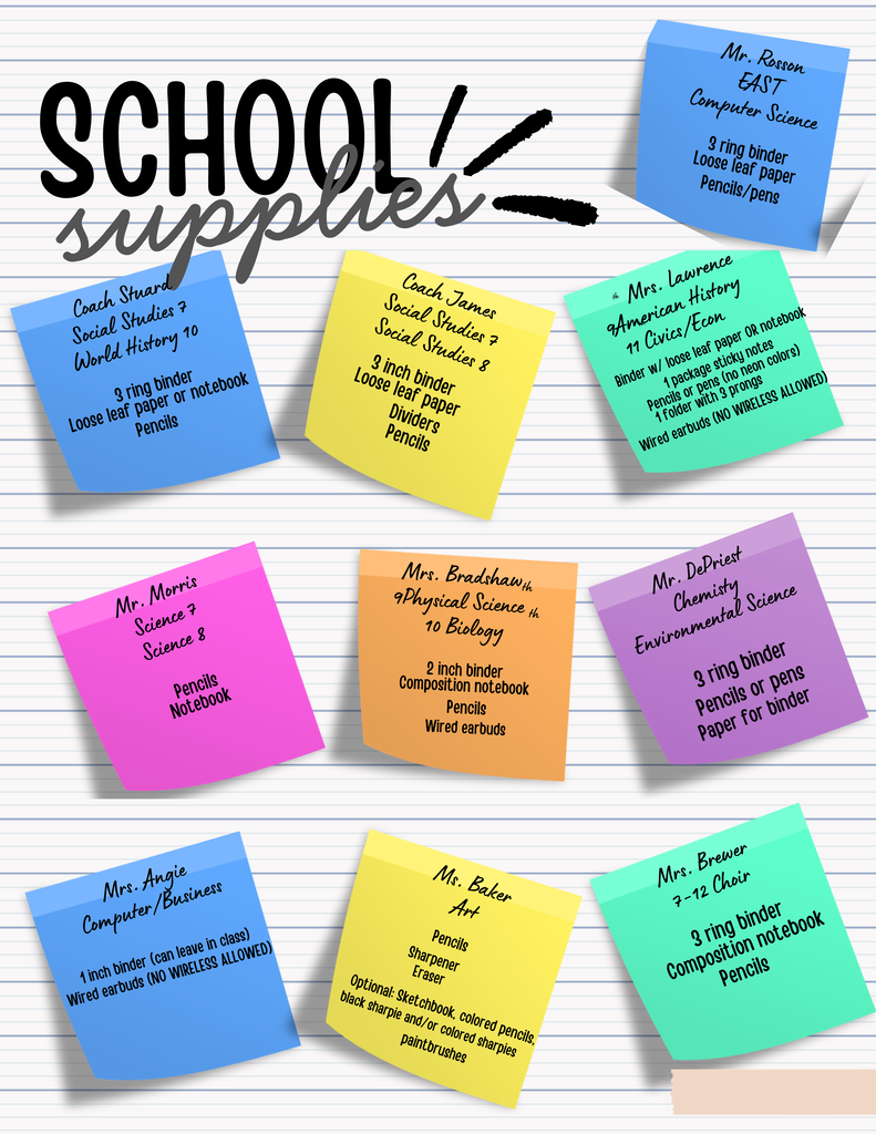 School Supplies