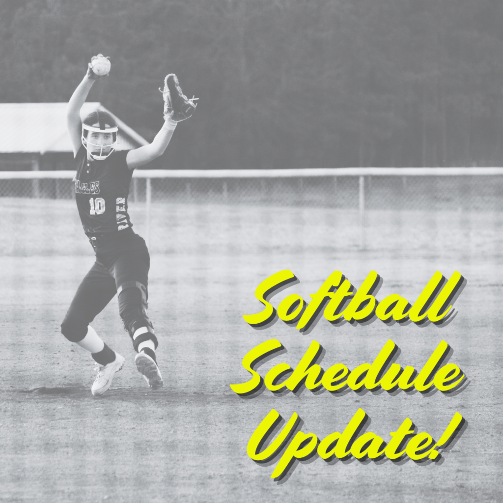 Softball Schedule Update