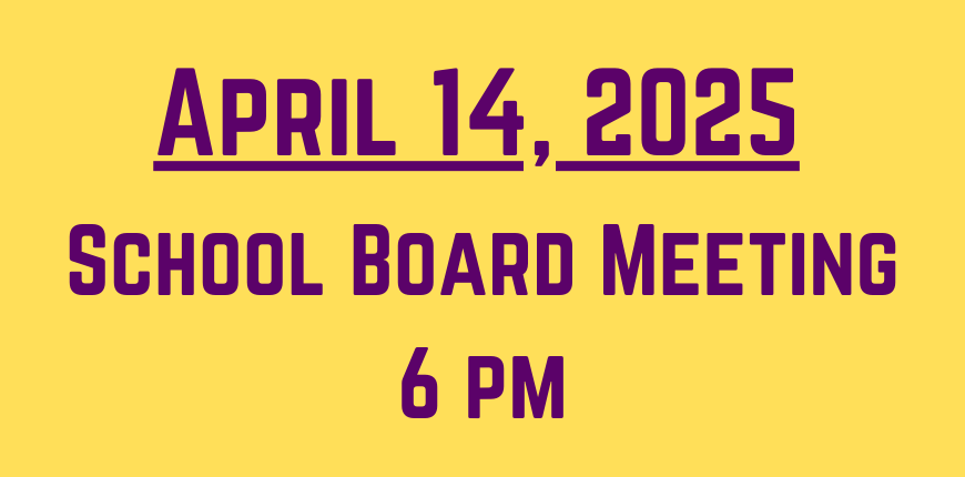 School Board Meeting - April 14, 2025