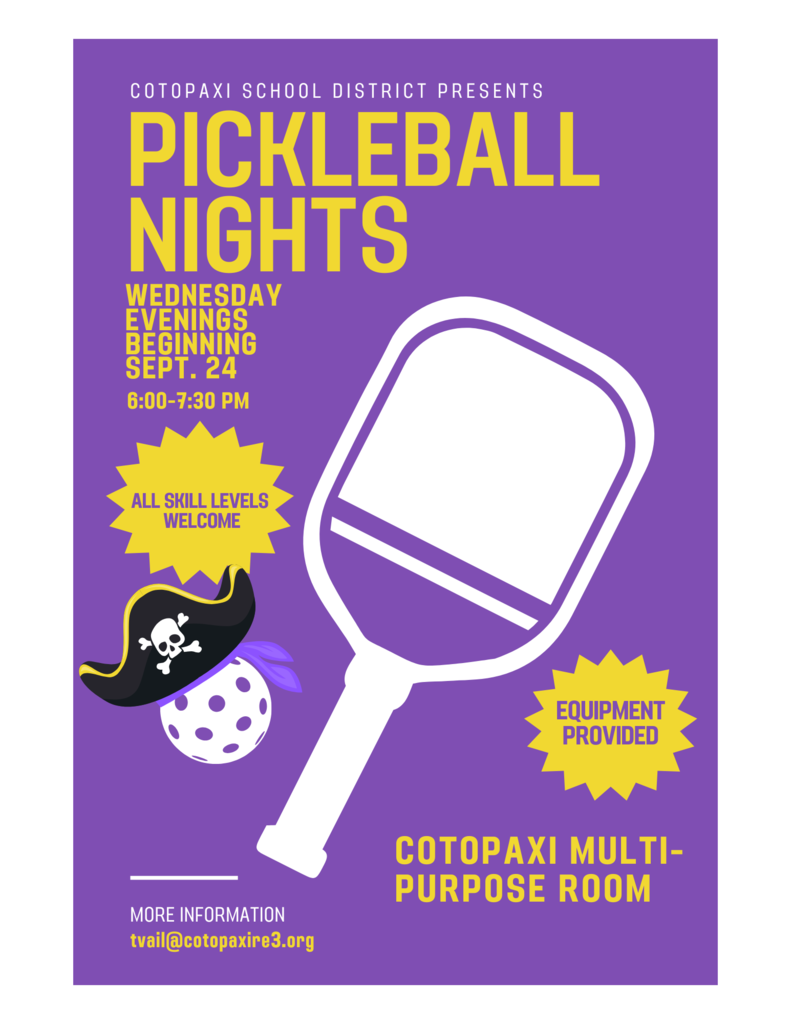 Pickleball nights flyer starting September 24th!