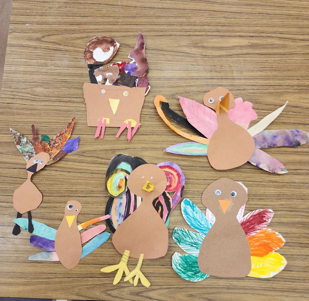 Fourth Grade Art Abstract Turkeys