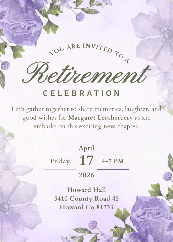 Margaret Leatherbery's Retirement Celebration
