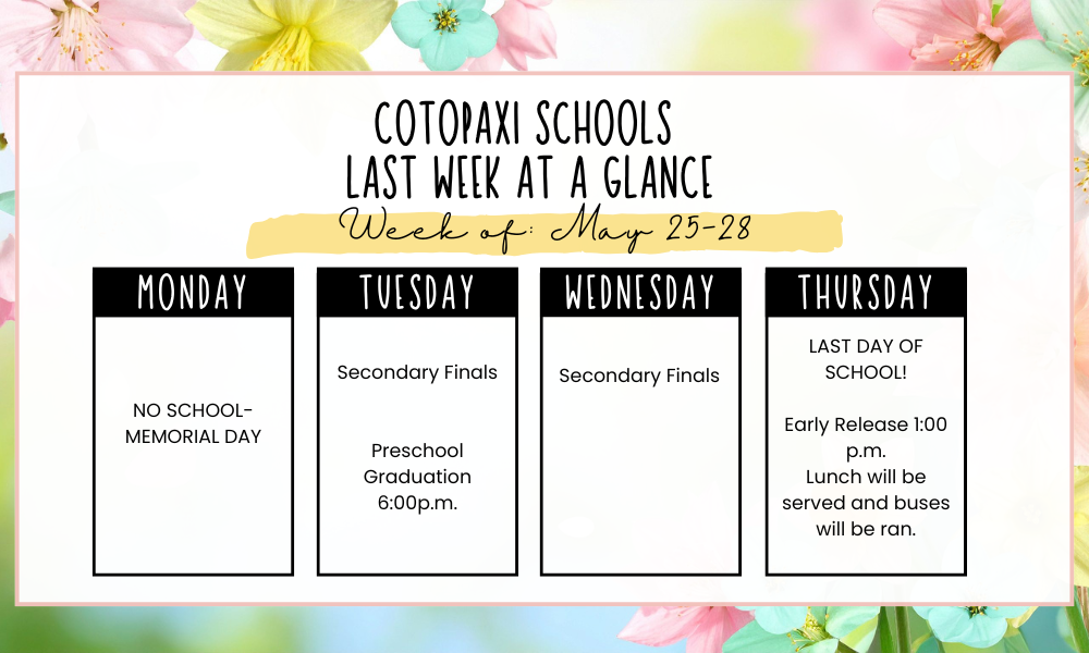 Last Week at a Glance