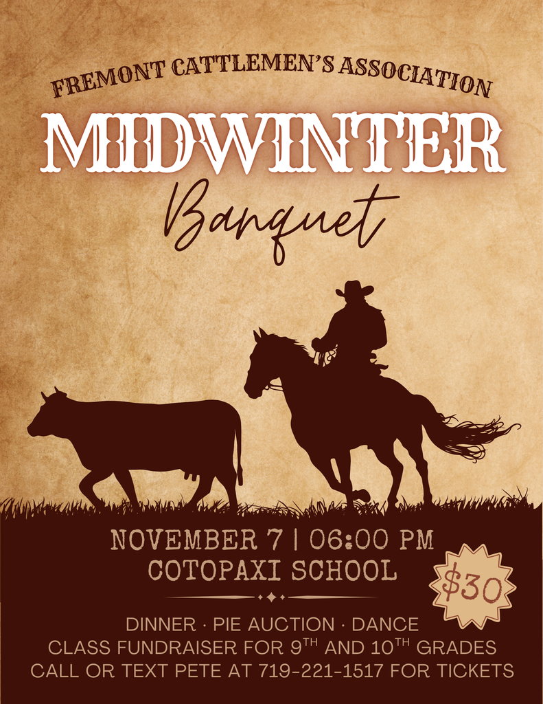 A flyer for the Cattlemen's Banquet