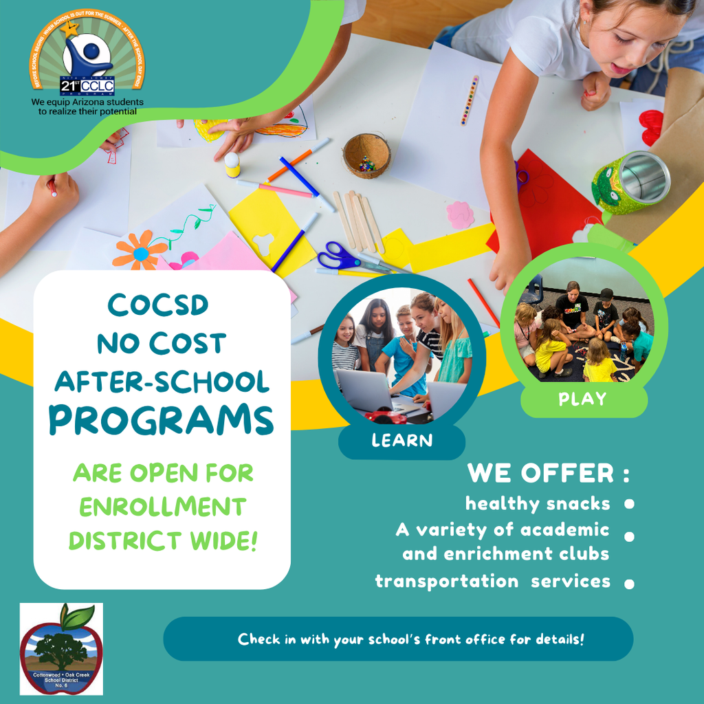 Afterschool Program Facebook Post