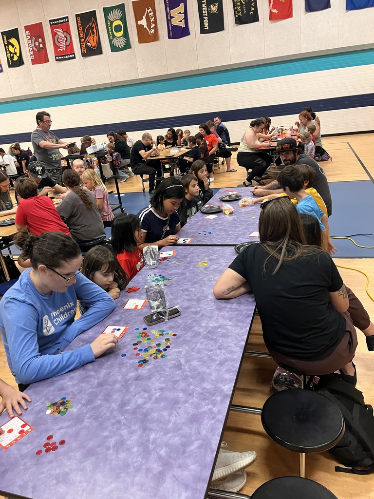 Playing Bingo at Bingo Night