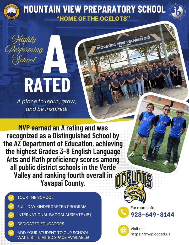 A Rated School Flyer