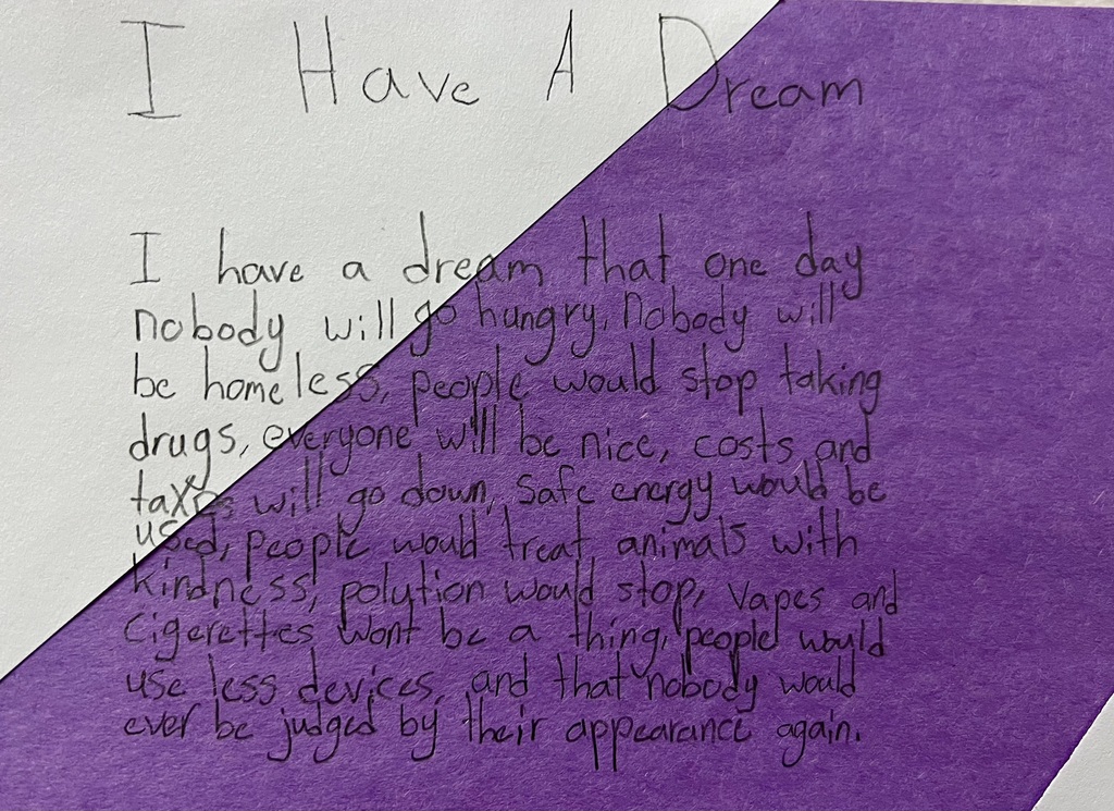 DDB 5th Grade has dream