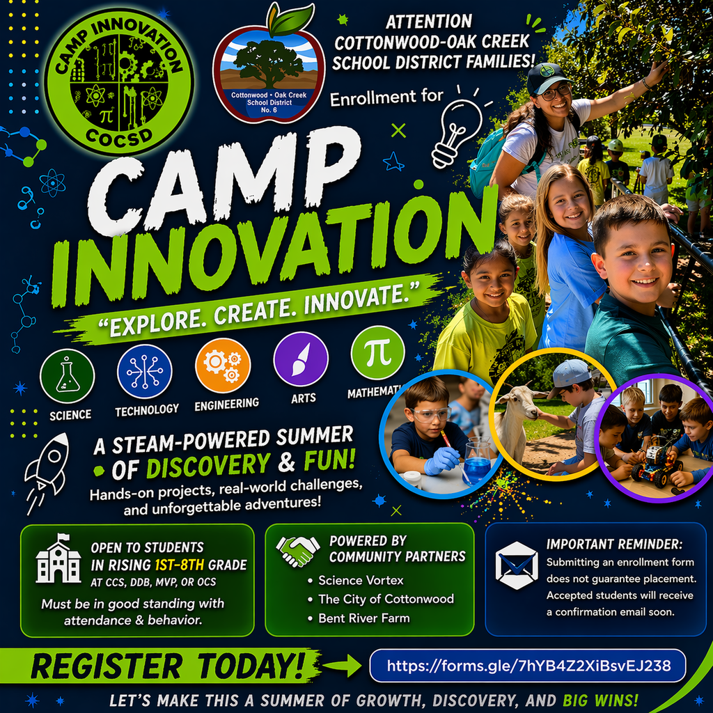 Camp Innovation Registration Information