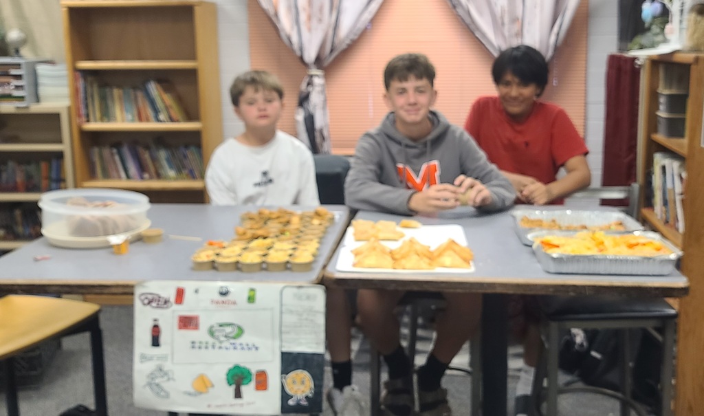 Boys with food