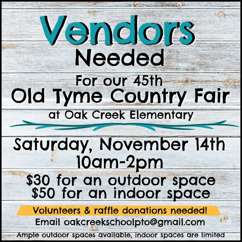 Olde Tyme Country Fair Flyer