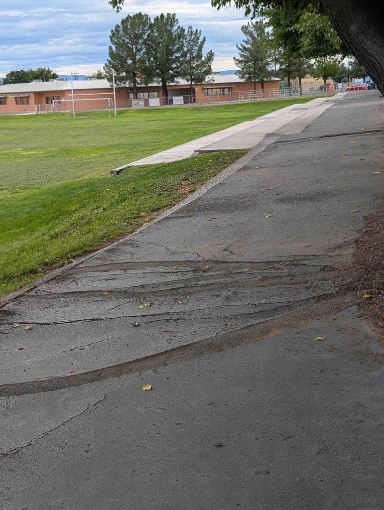 Track pavement issues